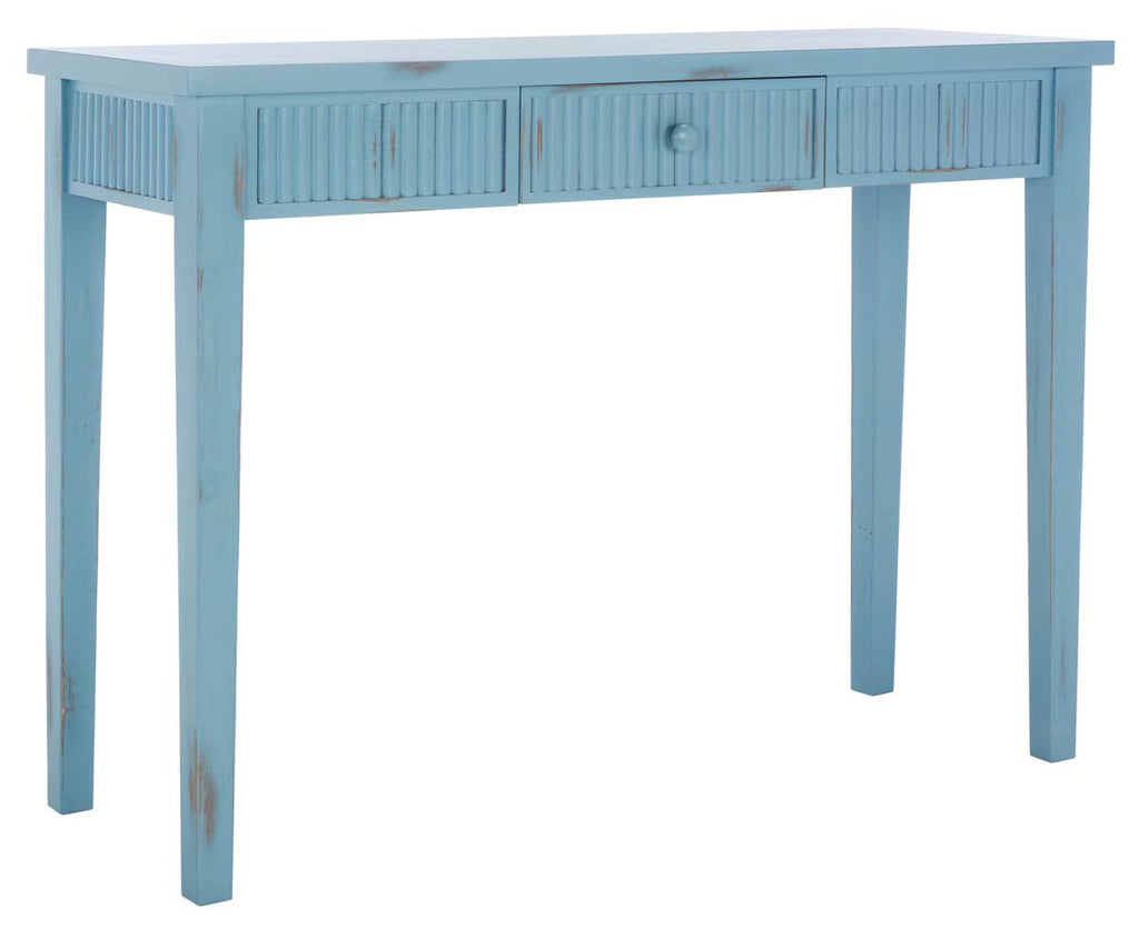 Safavieh Beale Console With Storage Drawer - Blue