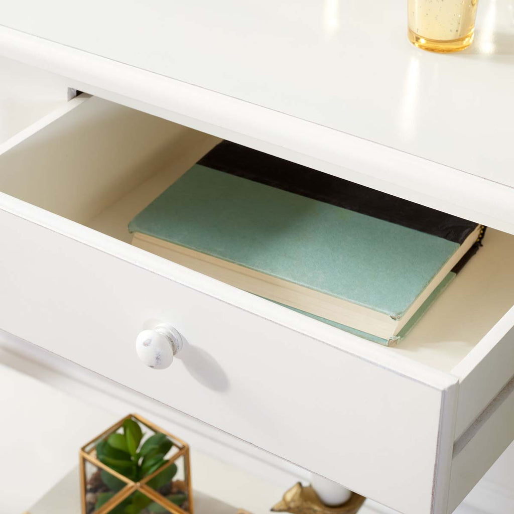 Safavieh Katie Console With 2 Storage Drawer - Cream