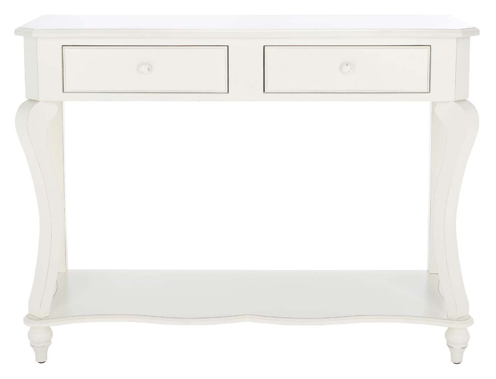 Safavieh Katie Console With 2 Storage Drawer - Cream