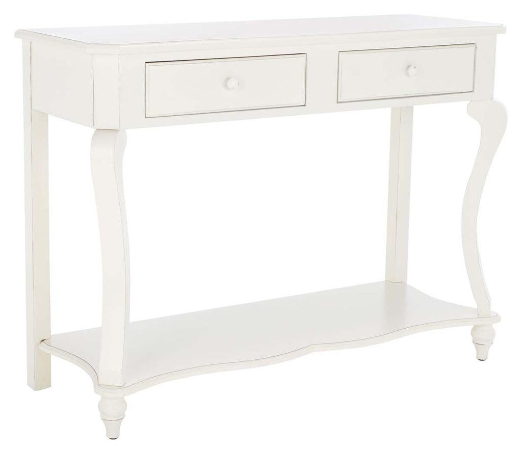 Safavieh Katie Console With 2 Storage Drawer - Cream