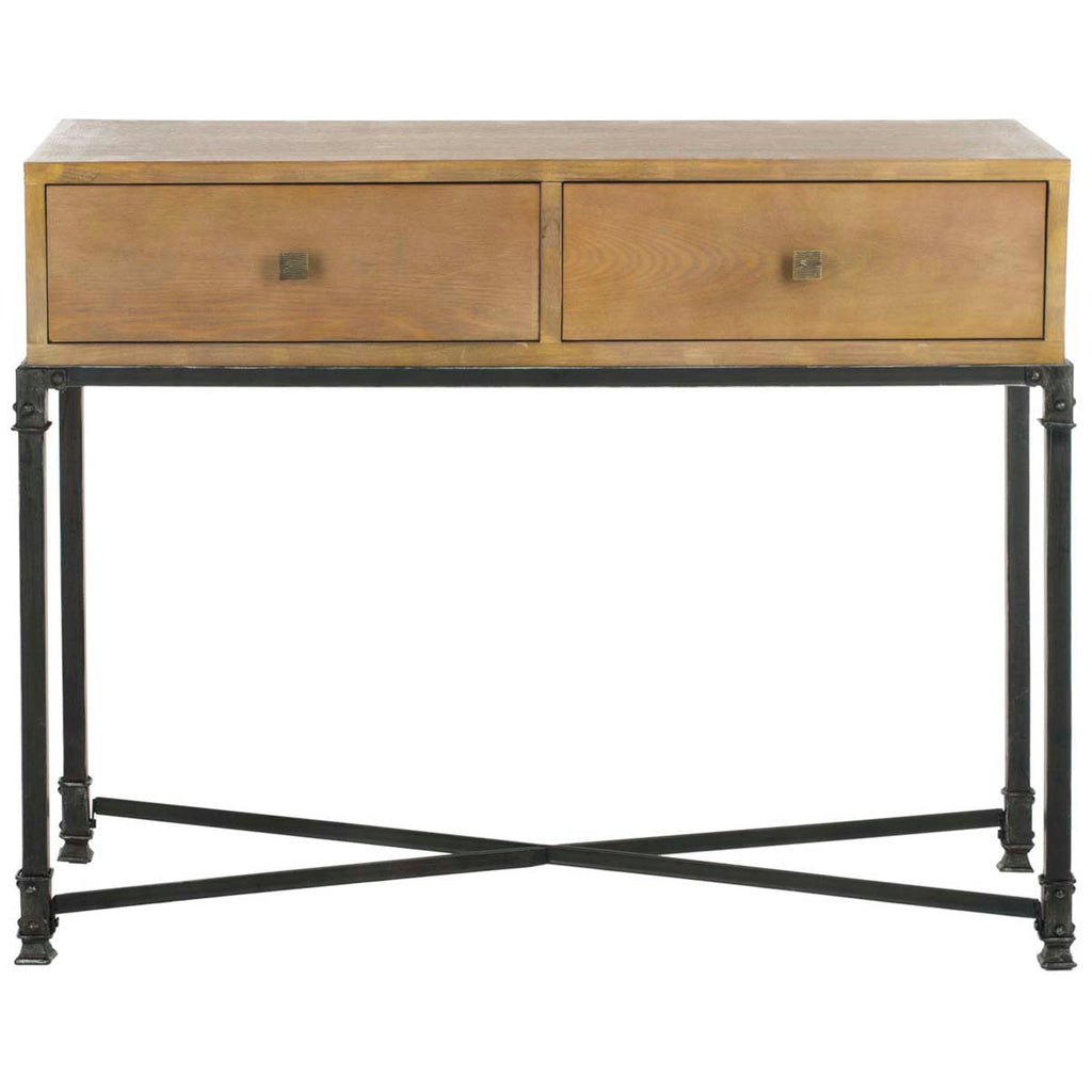 Safavieh Julian 2 Drawer Console - Natural