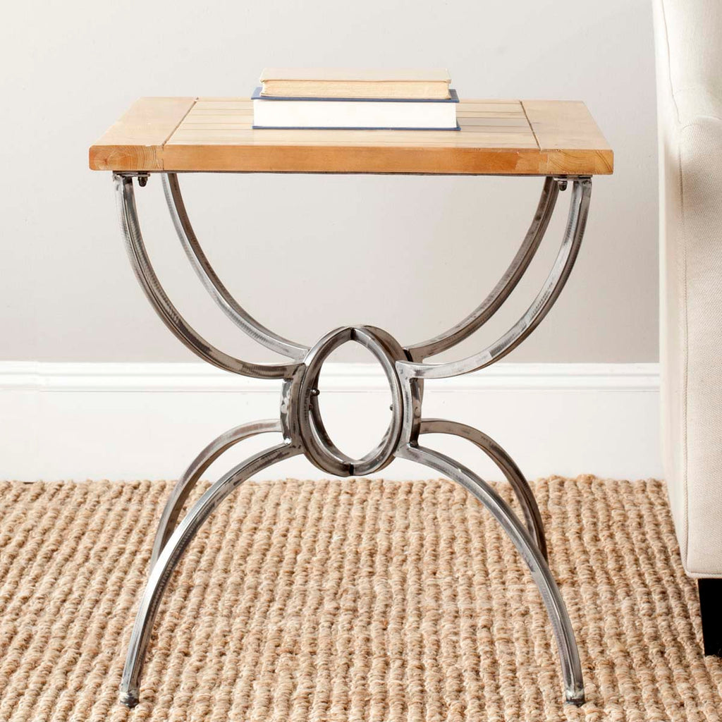 Safavieh Alvin Wood Top End Table - Natural