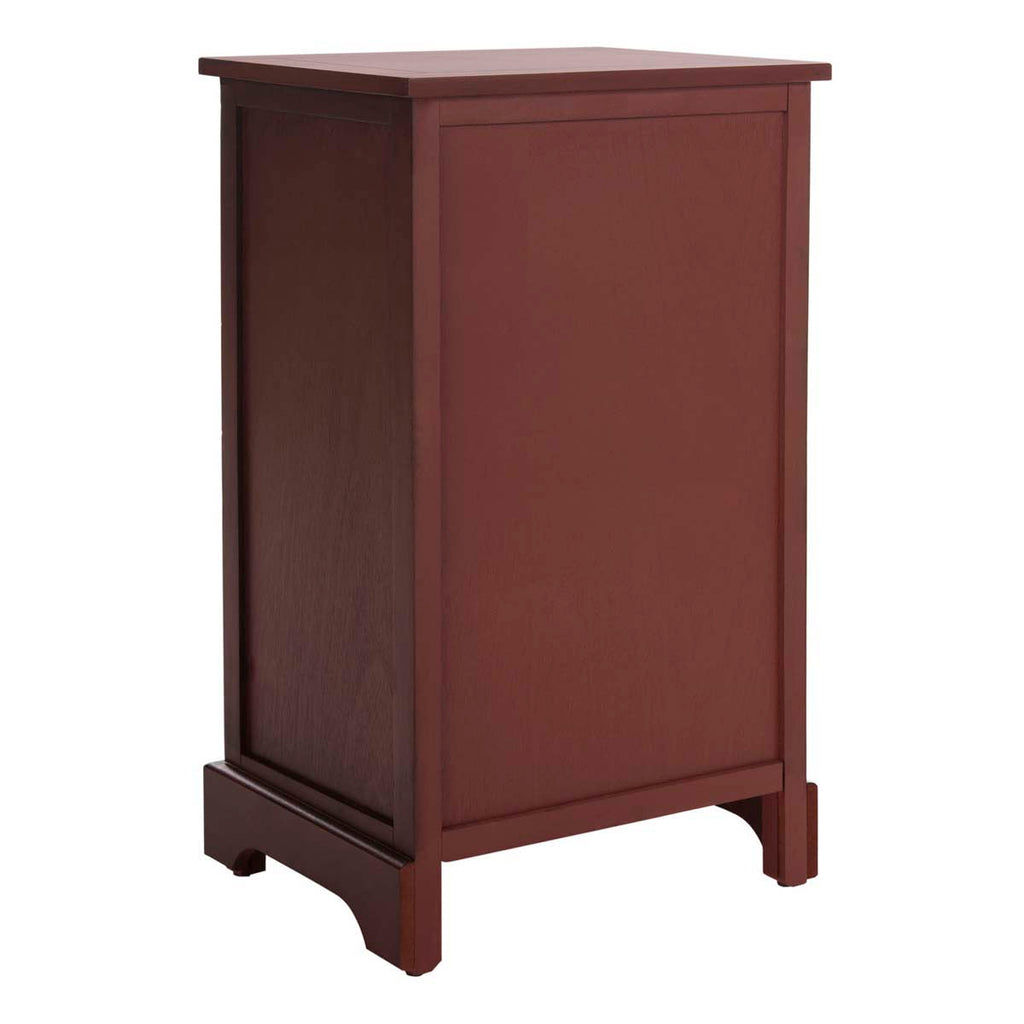 Safavieh Carrie Side Storage Side Table - Red