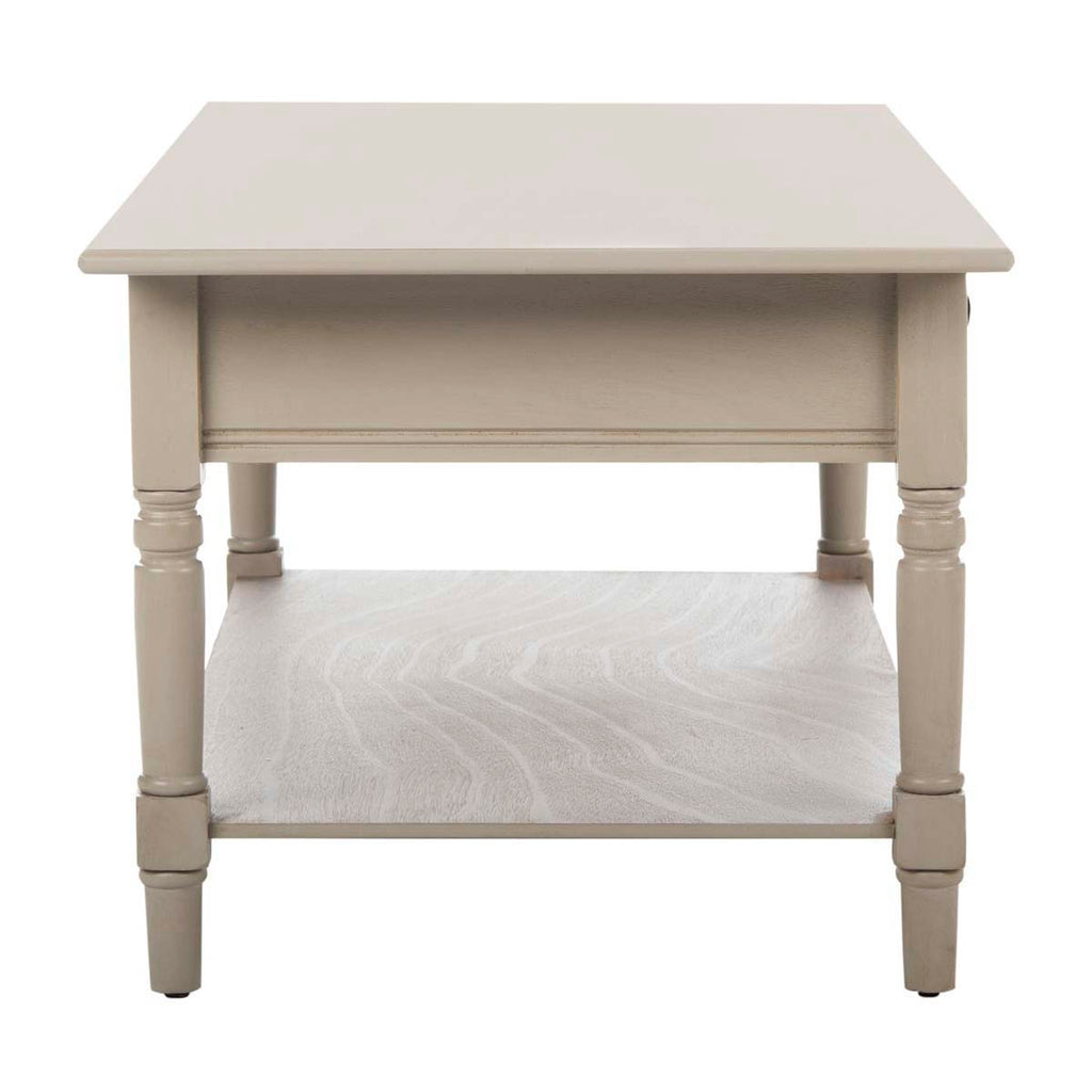 Safavieh Boris 2 Drawer Coffee Table - Vintage Grey