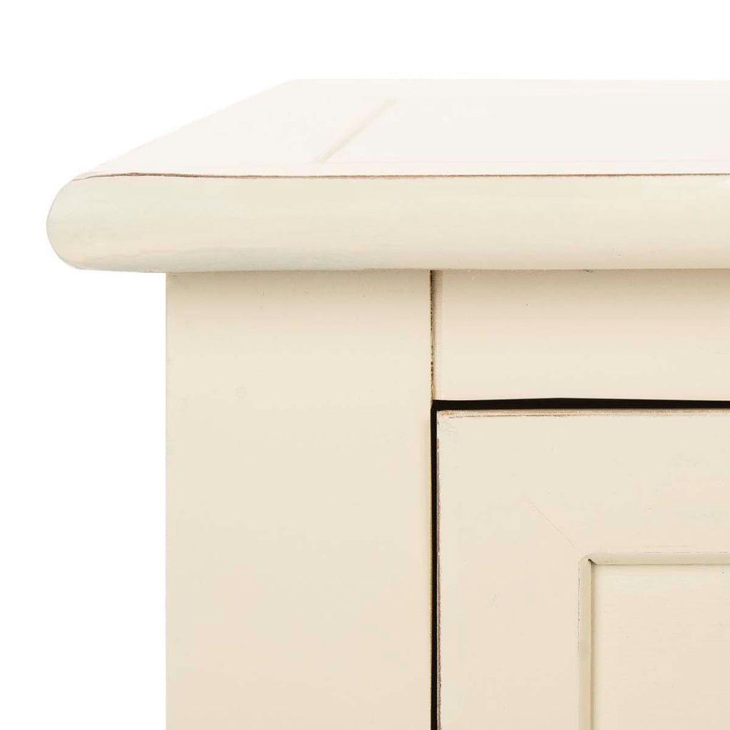 Safavieh Samantha 2 Drawer Console - Distressed Cream