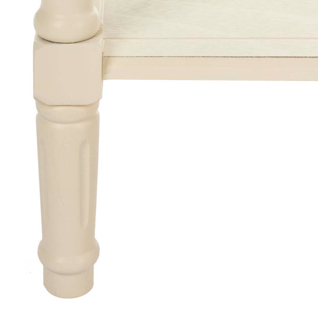 Safavieh Samantha 2 Drawer Console - Distressed Cream