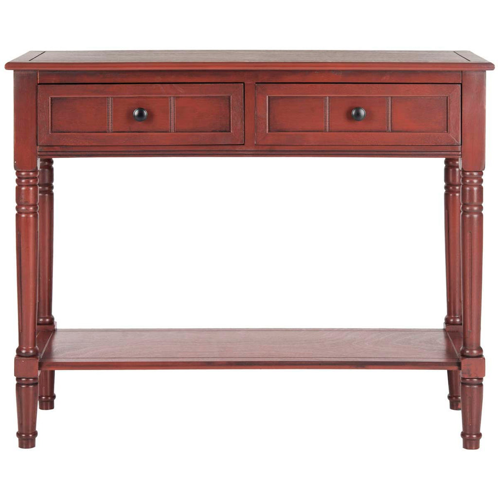 Safavieh Samantha 2 Drawer Console - Red