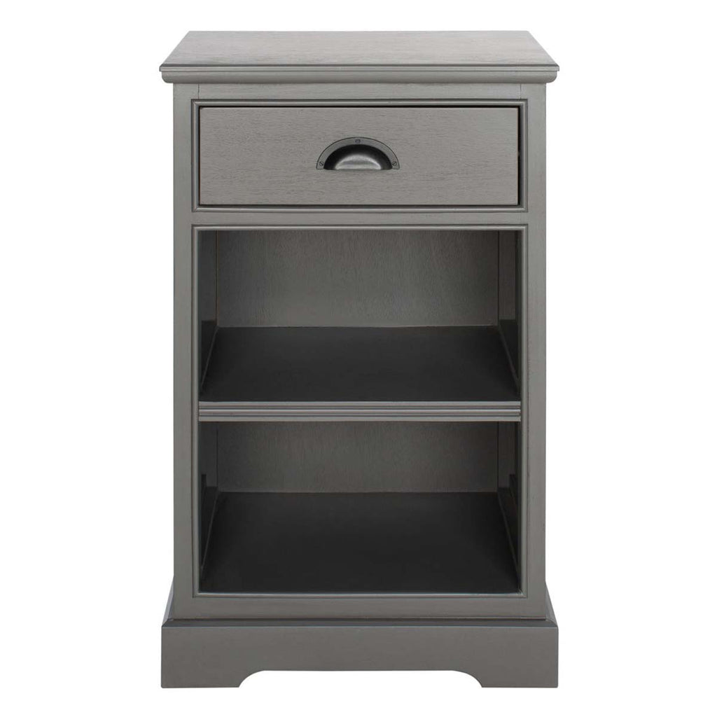 Safavieh Griffin One Drawer Side Table - Grey