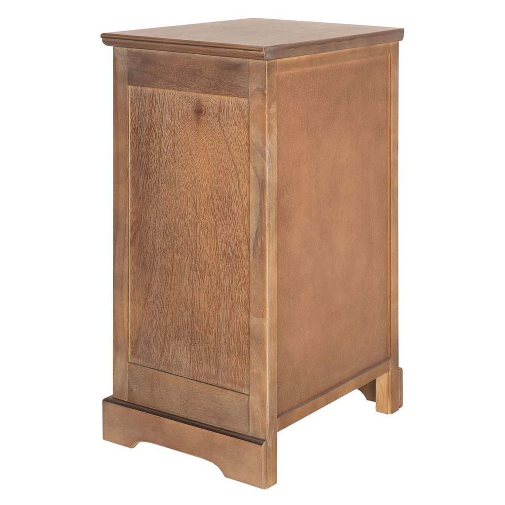 Safavieh Griffin Side Table W/ One Drawer - Washed Natural Pine