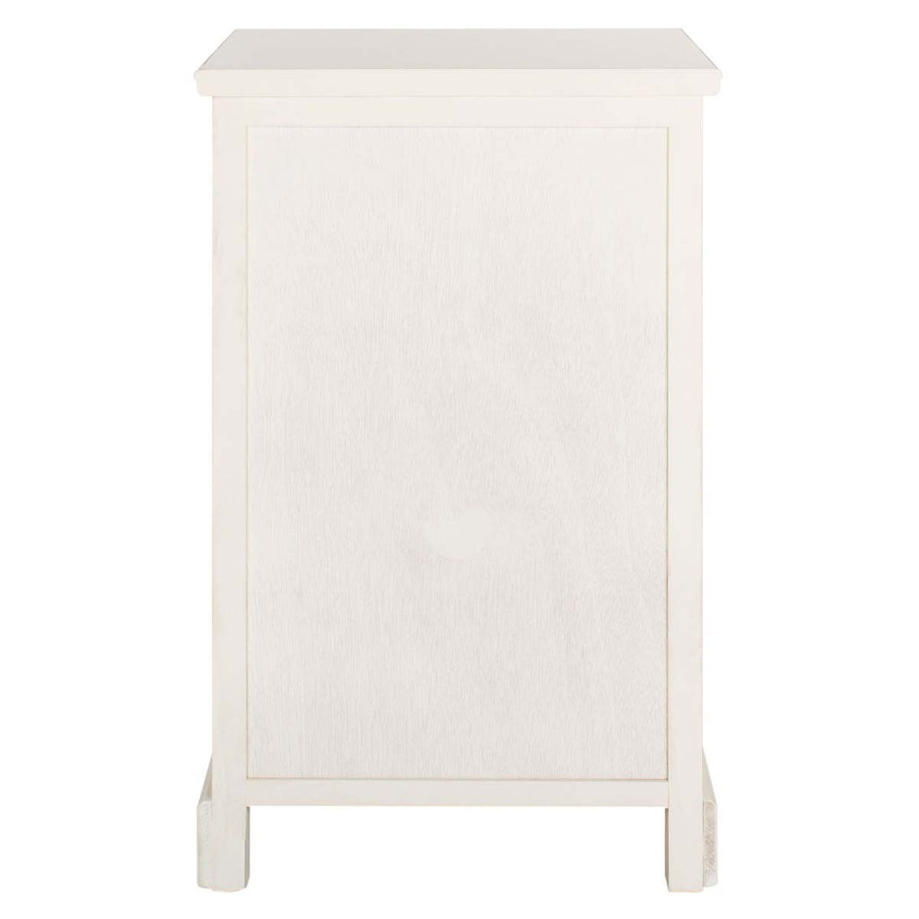 Safavieh Griffin One Drawer Side Table - White