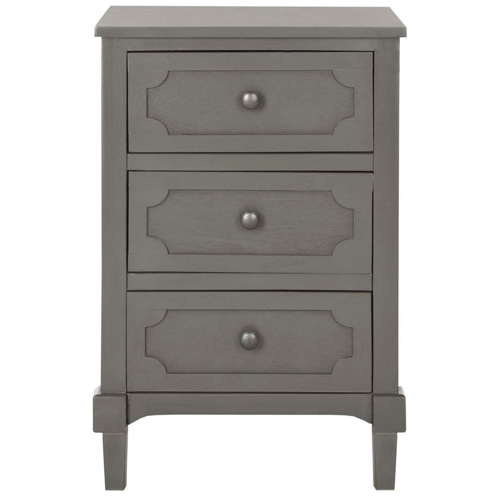 Safavieh Rosaleen Three Drawer Side Chest - Grey