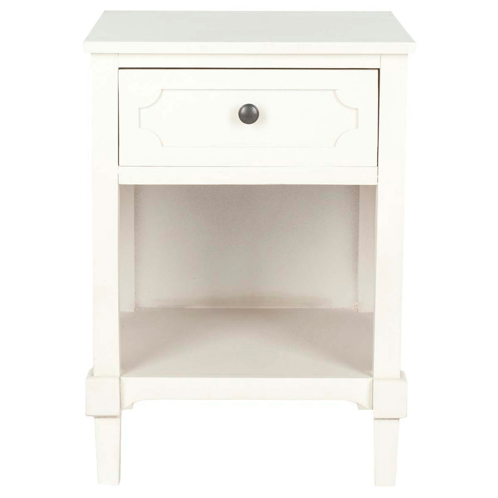 Safavieh Rosaleen Storage Side Table - White