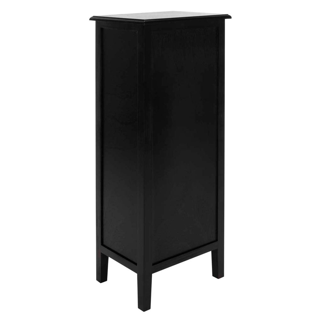 Safavieh Michaela Drawer Side Table - Distressed Black