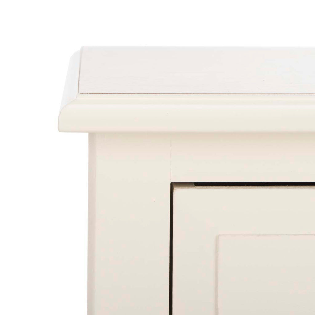 Safavieh Michaela Drawer Side Table - Distressed White