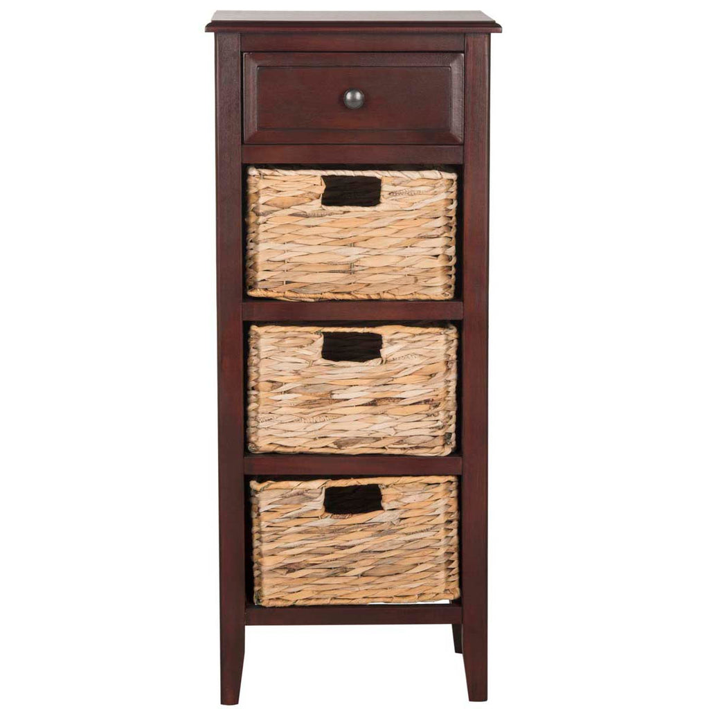 Safavieh Michaela Drawer Side Table - Cherry