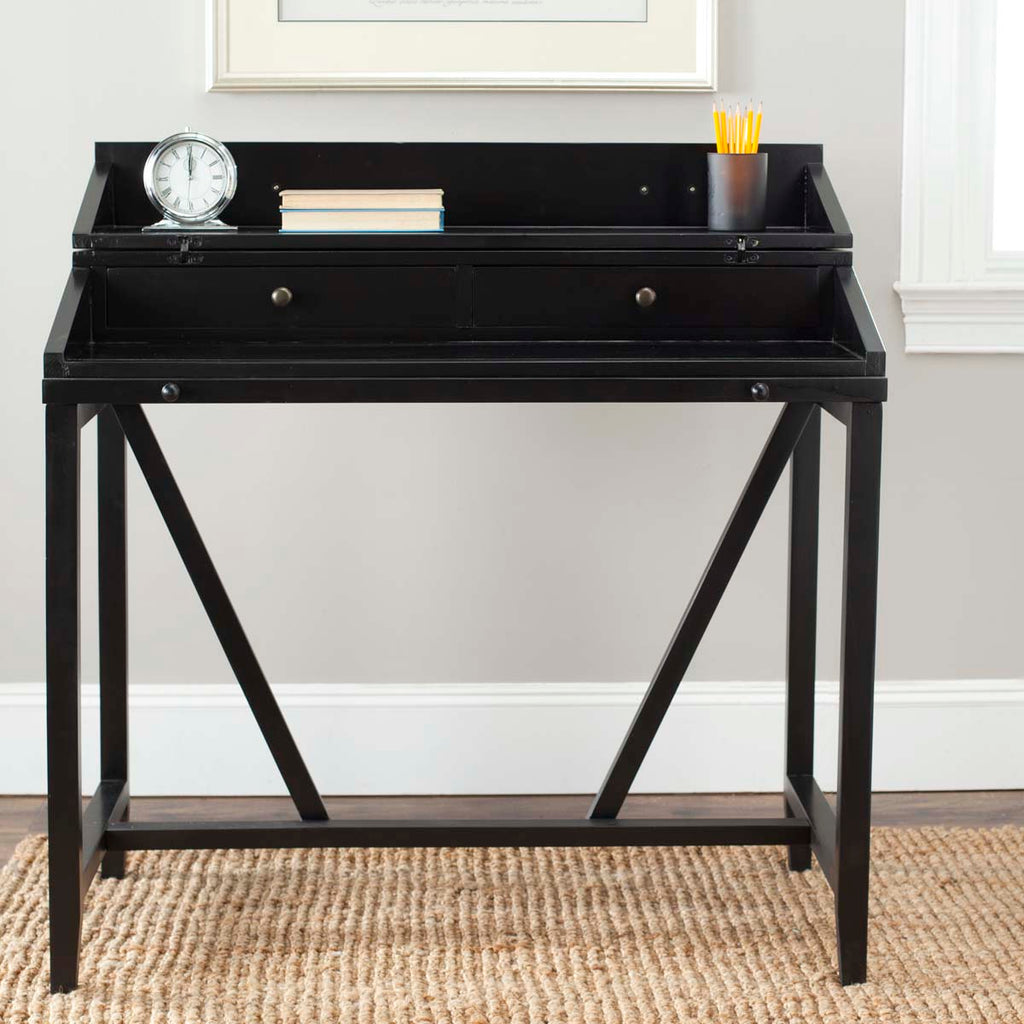 Safavieh Wyatt Writing Desk W/Pull Out - Black