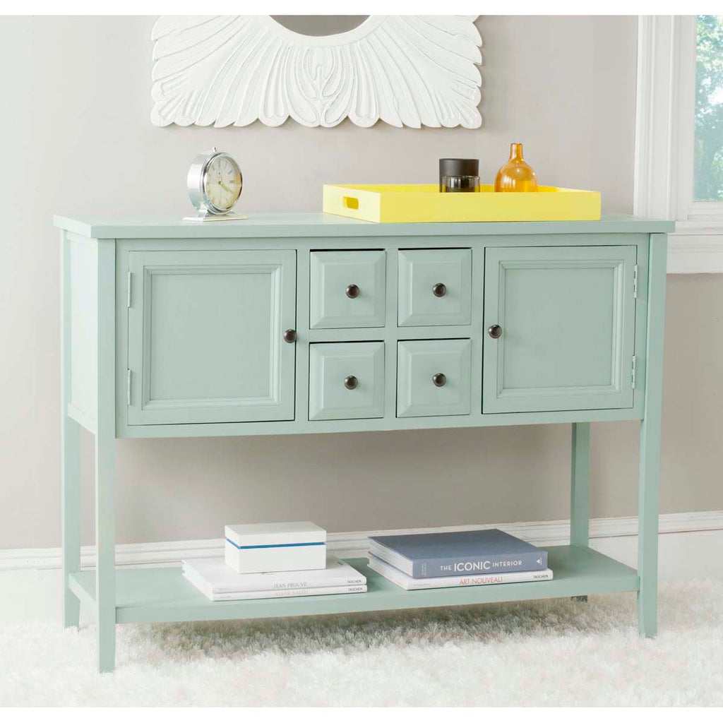 Safavieh Charlotte Storage Sideboard - Aqua Smoke