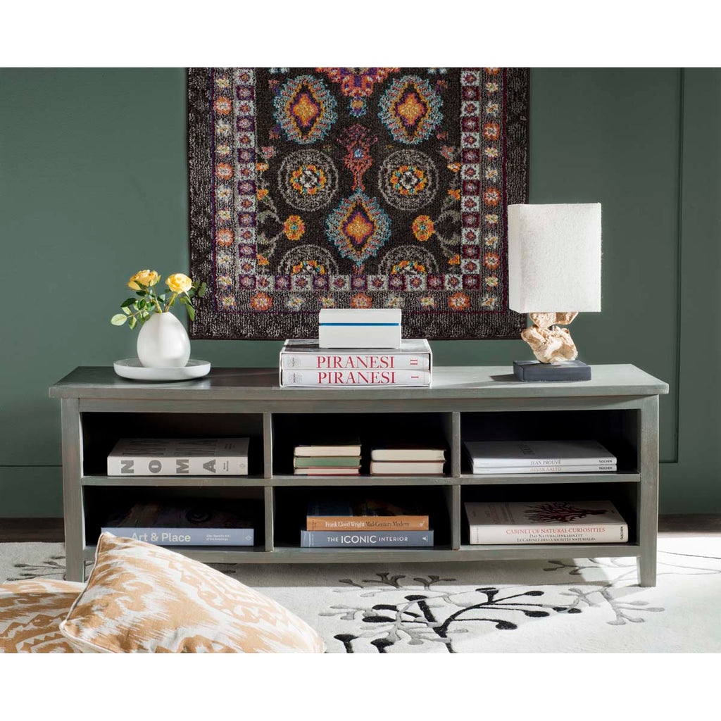 Safavieh Sadie Low Bookshelf - Ash Grey