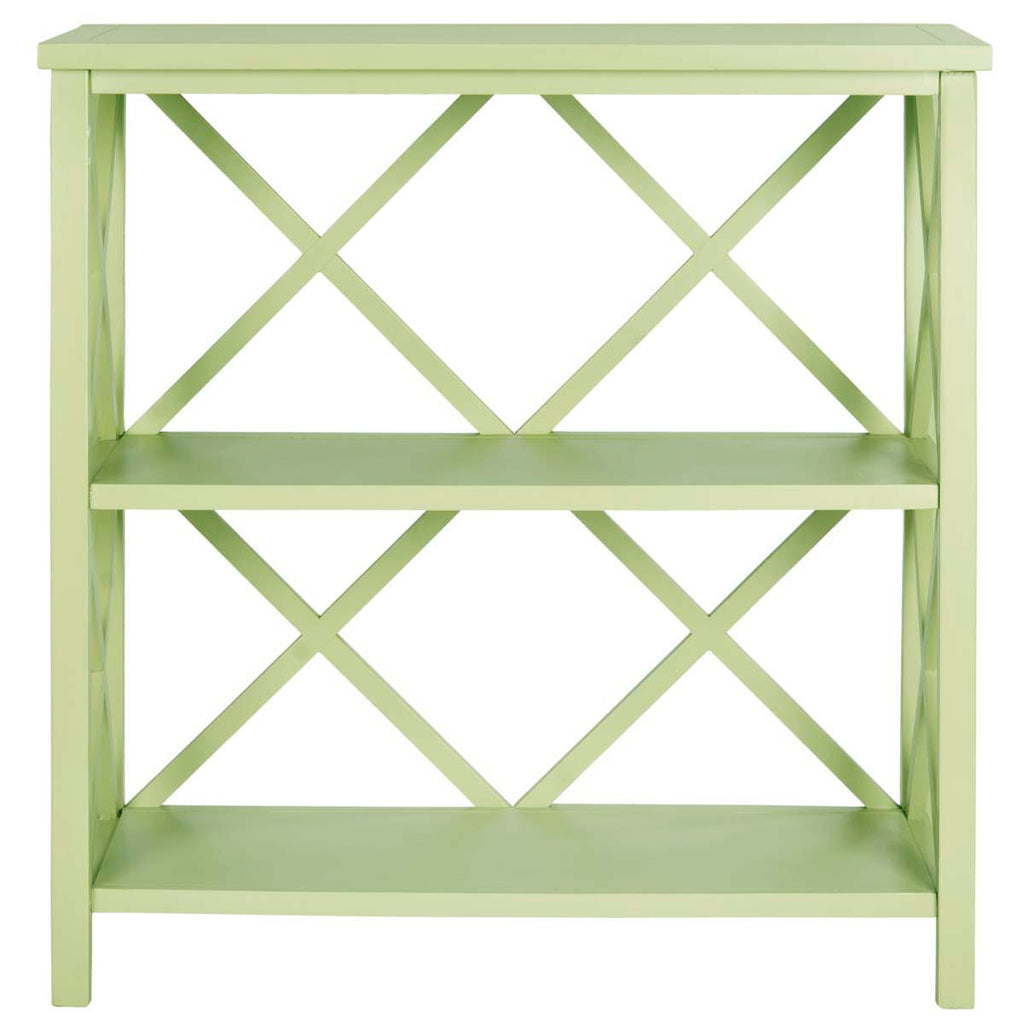 Safavieh Liam 2 Tier Open Bookcase - Avocado Green