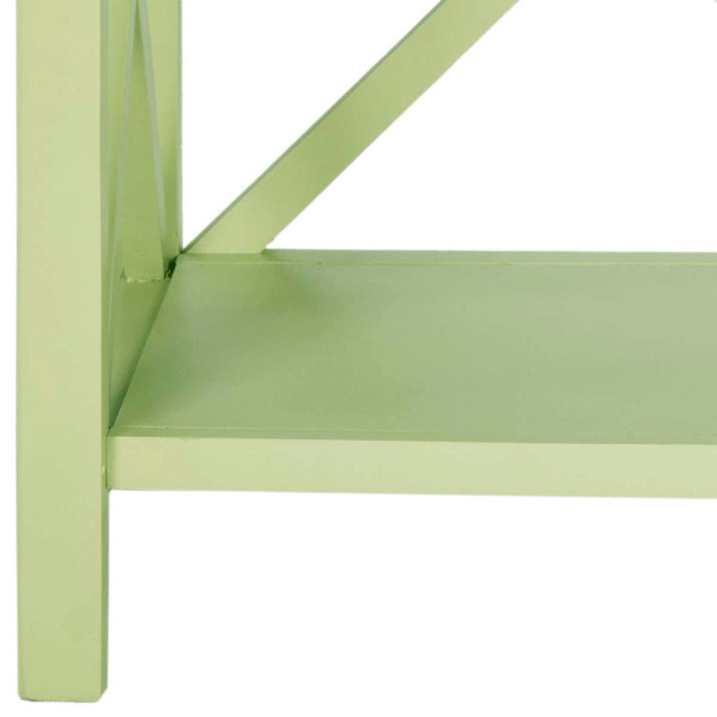 Safavieh Liam 2 Tier Open Bookcase - Avocado Green