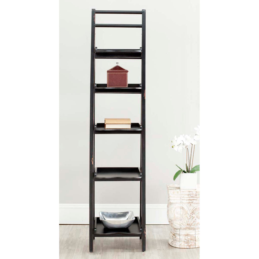 Safavieh Asher Leaning 5 Tier Etagere - Black