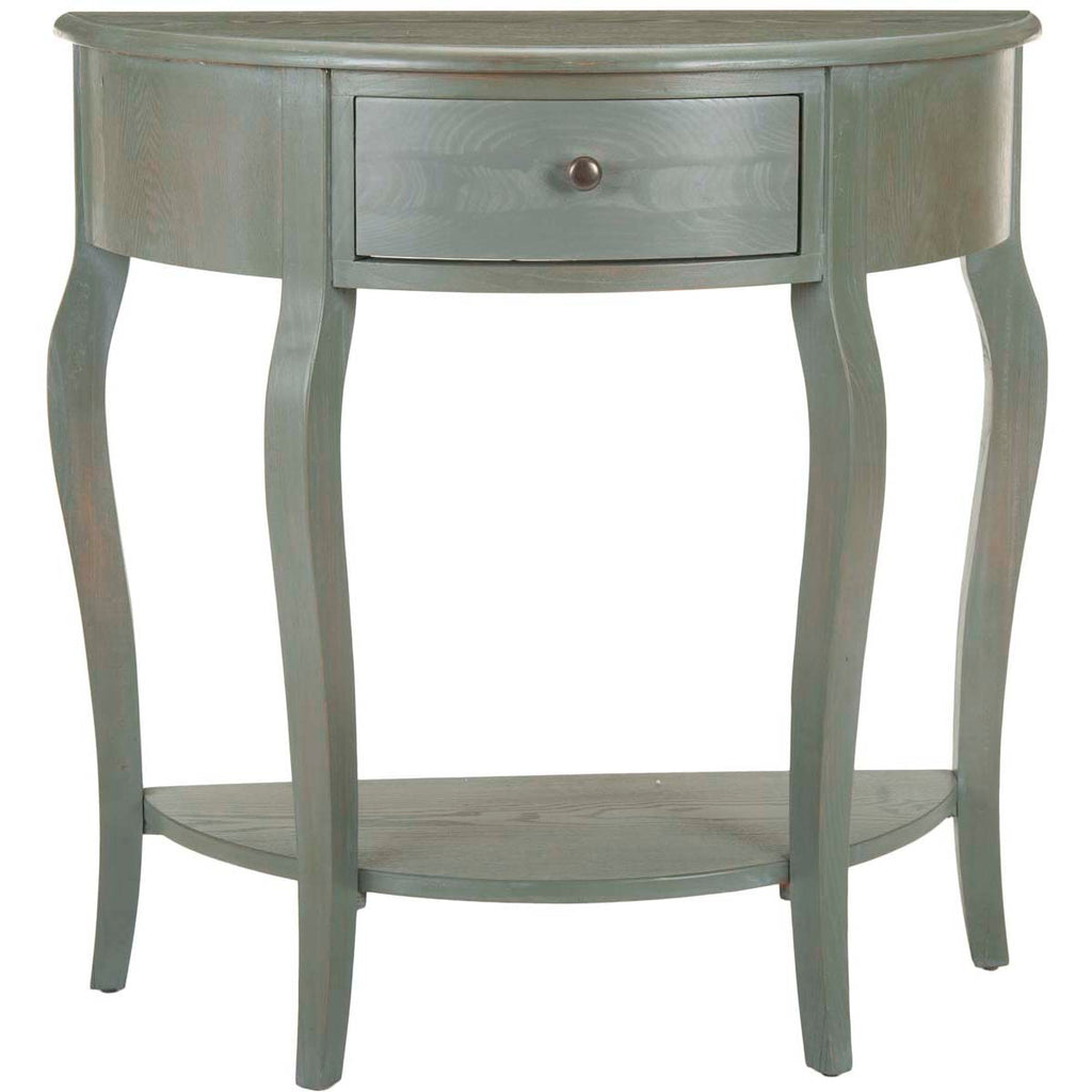 Safavieh Jan Demilune Small Console - Ash Grey