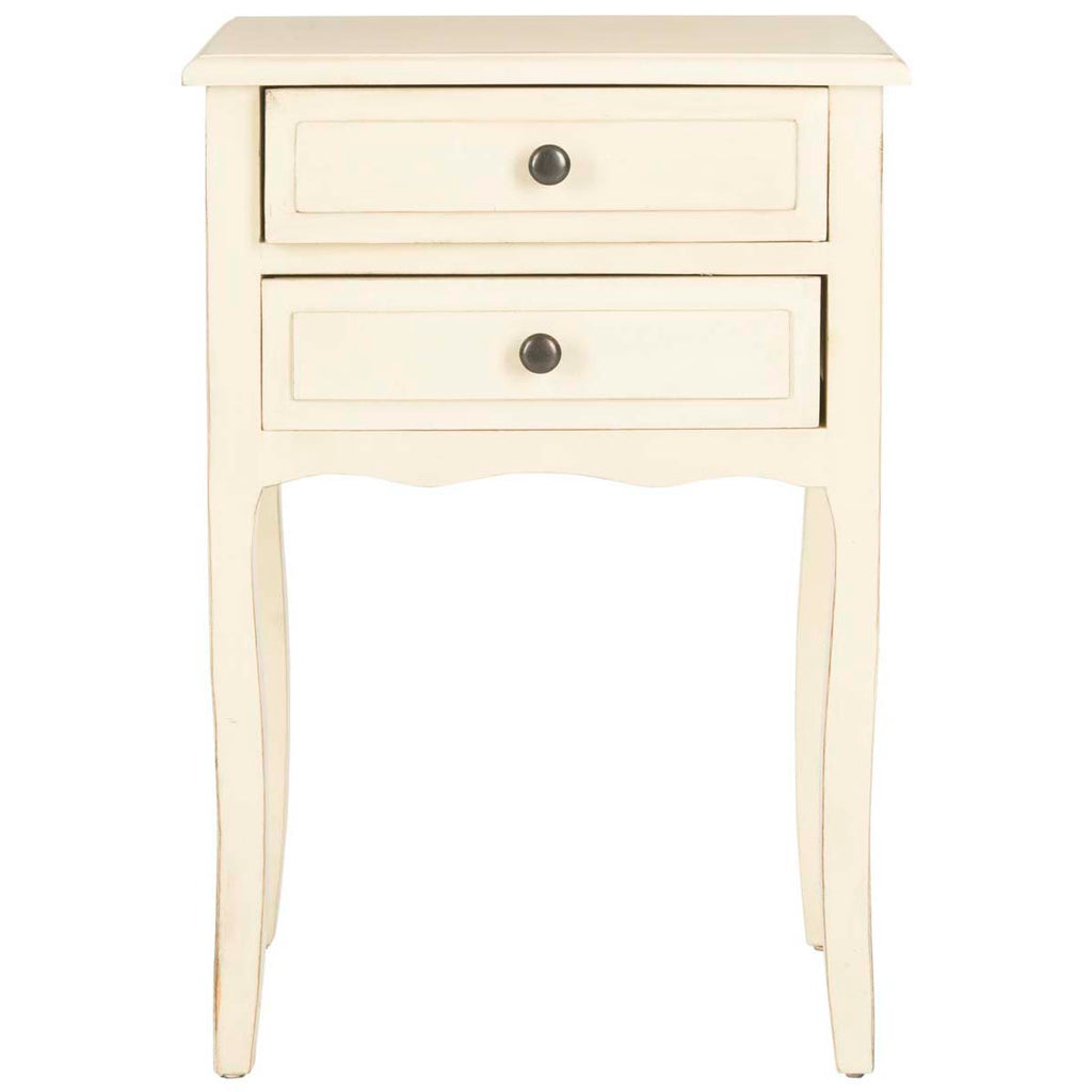 Safavieh Lori End Table With Storage Drawers - Barley