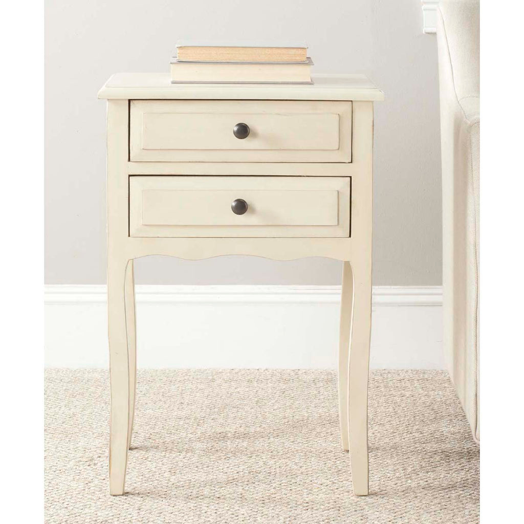 Safavieh Lori End Table With Storage Drawers - Barley