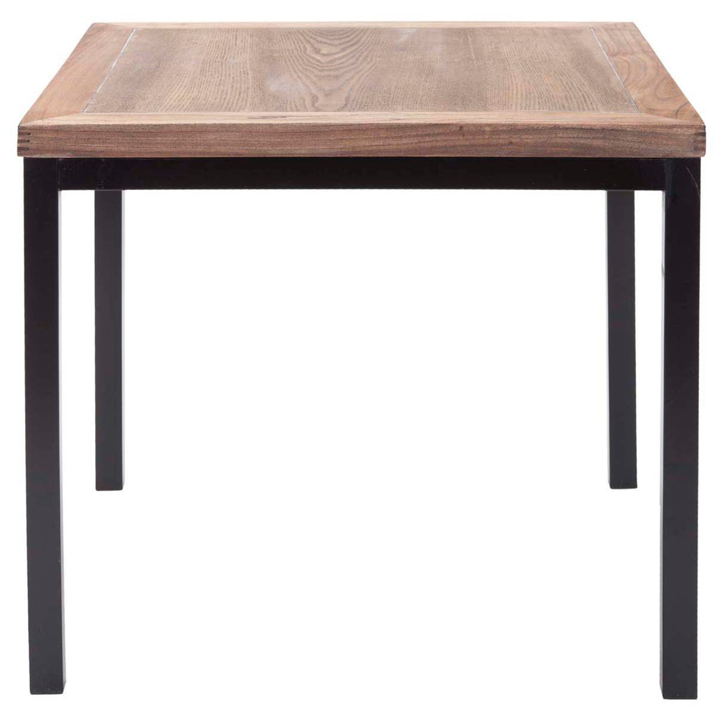 Safavieh Dennis Wood Top Side Table - Weathered Oak