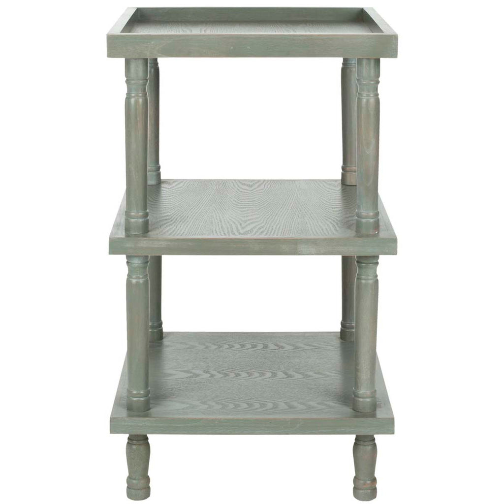 Safavieh Esmeralda 3 Tier Side Table - Ash Grey