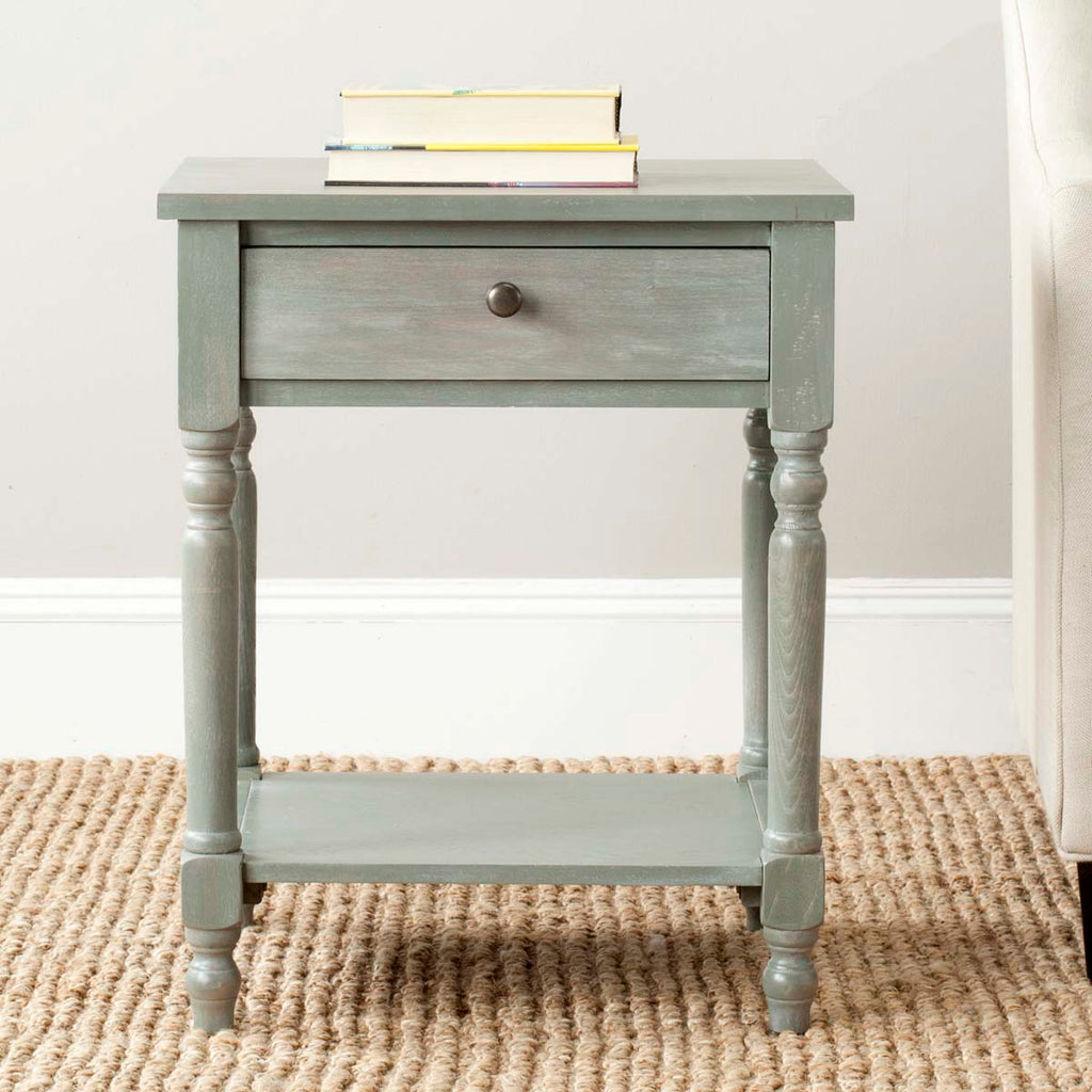 Safavieh Tami Nightstand With Storage Drawer - Ash Grey