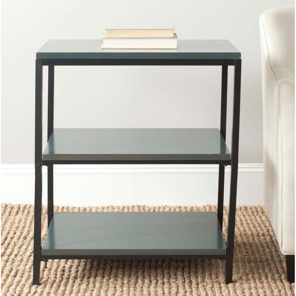 Safavieh Zeke 3 Tier Shelf Unit - Dark Teal