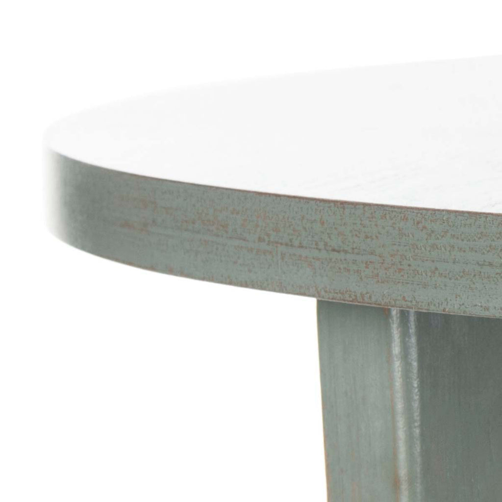 Safavieh Rhodes Round Pedestal Accent Table - Ash Grey