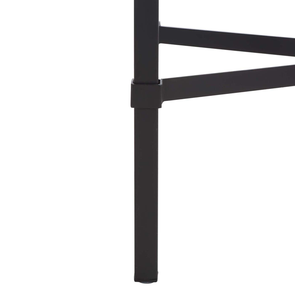 Safavieh Couture Viggo Chairside Table - Black - Black