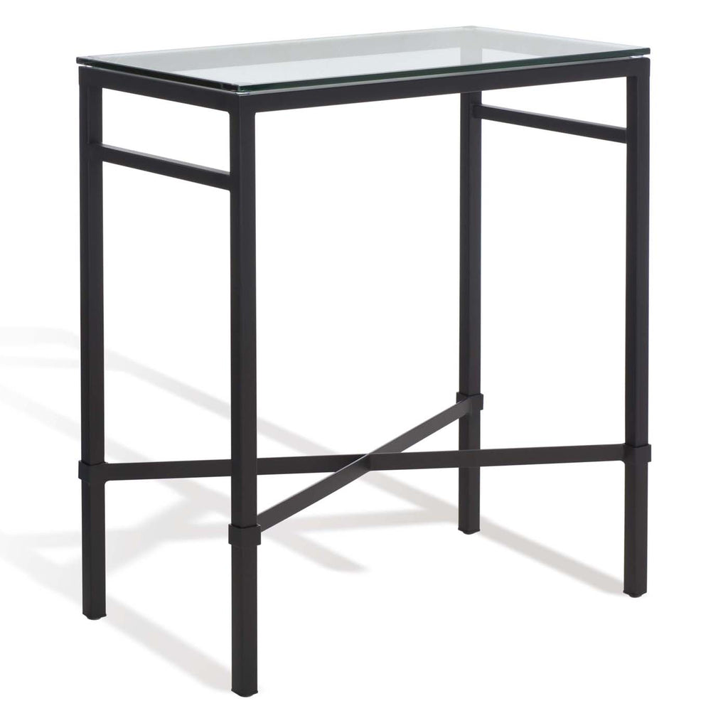 Safavieh Couture Viggo Chairside Table - Black - Black