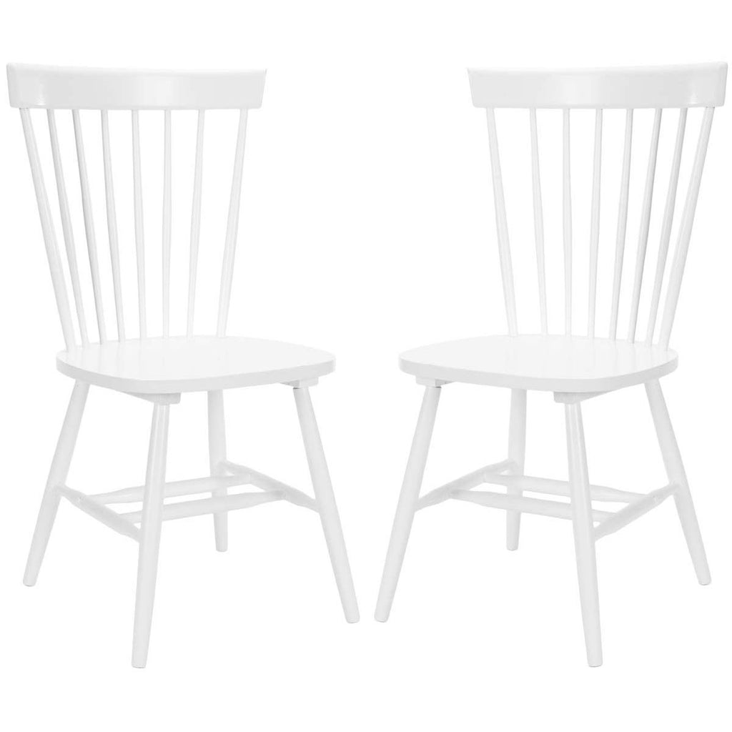 Parker 17''H Spindle Dining Chair (Set Of 2) | Safavieh - White