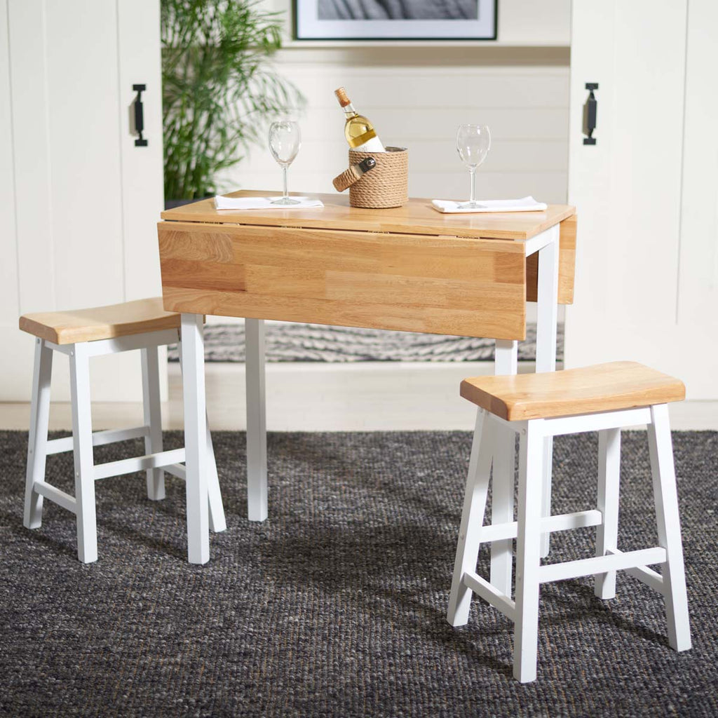 Safavieh Graham 3 Pc Set Pub Table - Natural / White