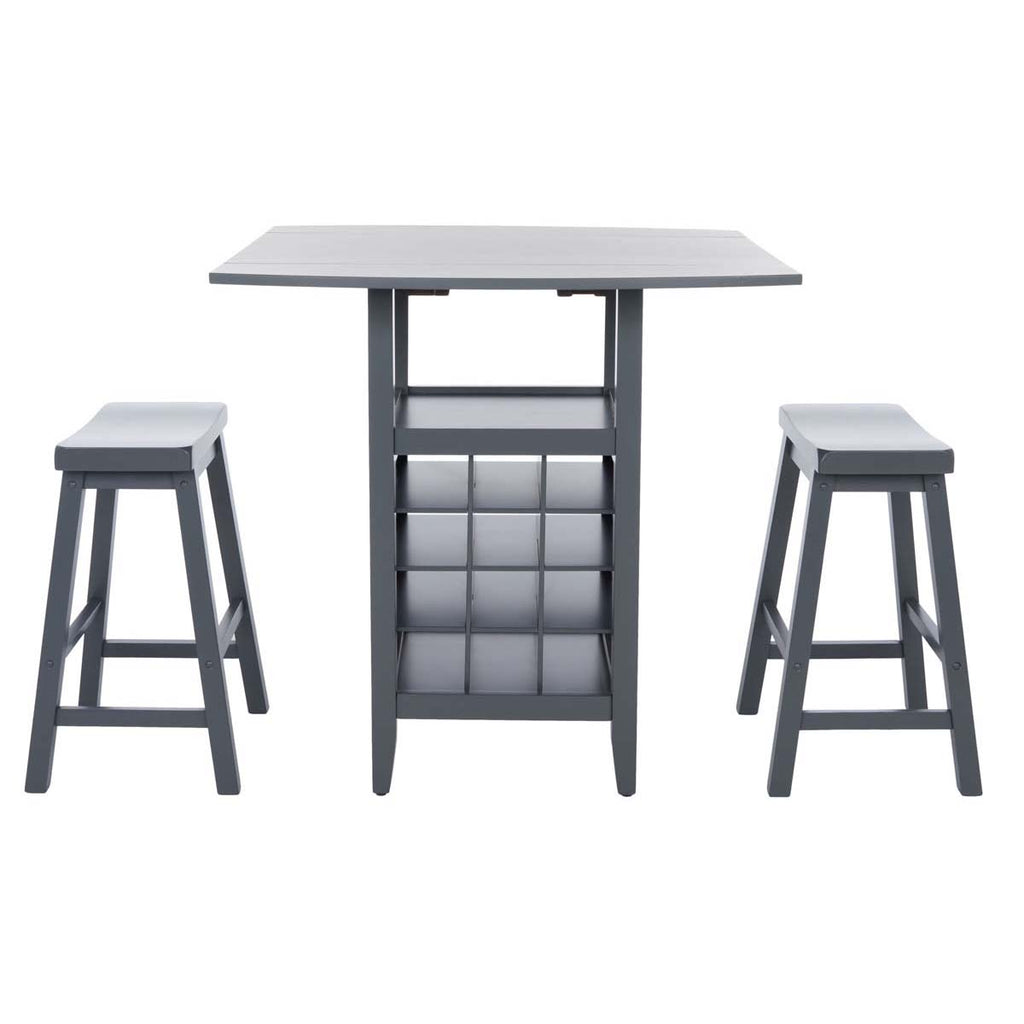 Safavieh  Emeric 3 Pc Set Drop Leaf Pub Table-Grey