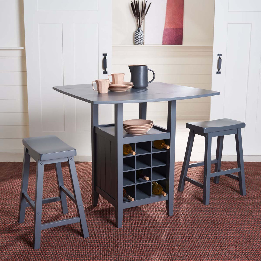 Safavieh  Emeric 3 Pc Set Drop Leaf Pub Table-Grey