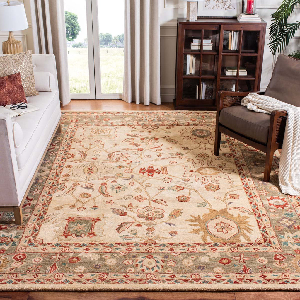 Safavieh Anatolia Rug Collection AN511A - Beige / Green