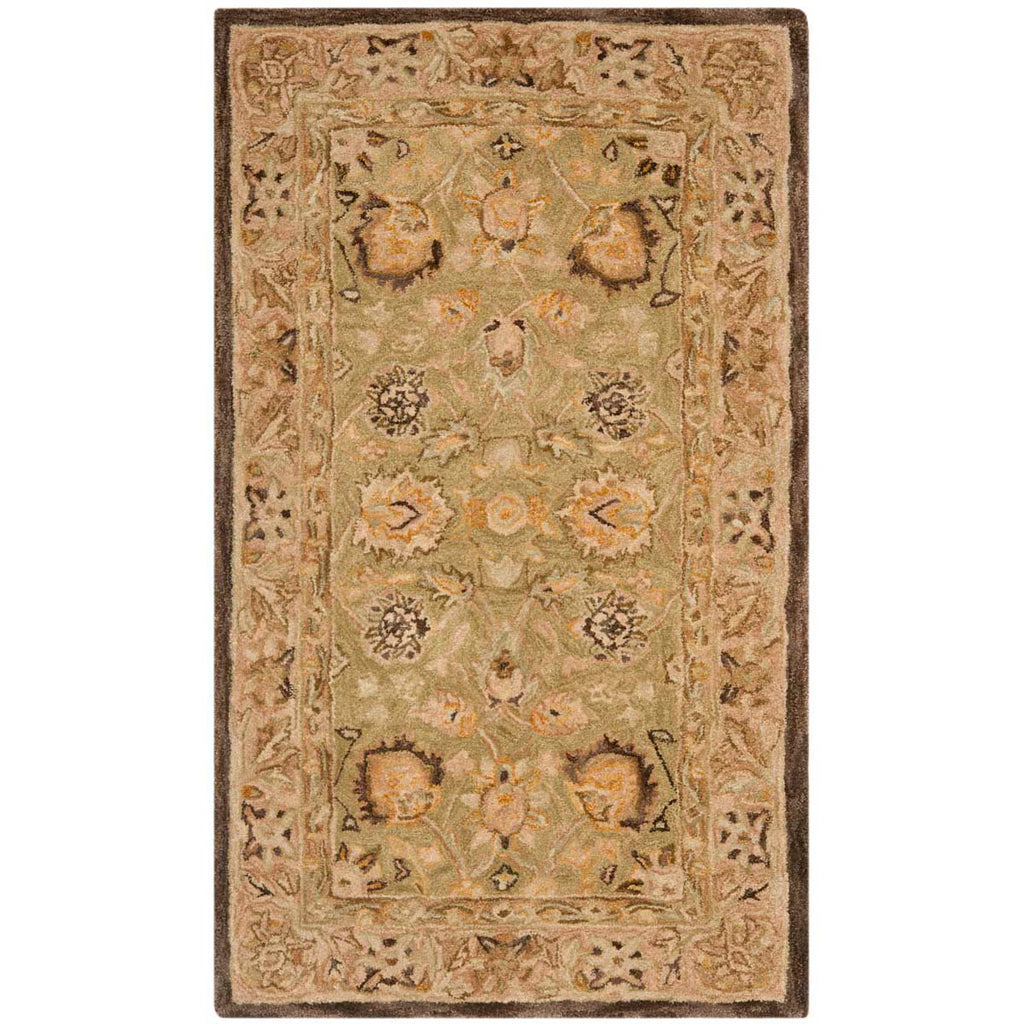 Safavieh Anatolia Rug Collection AN512C - Sage / Beige