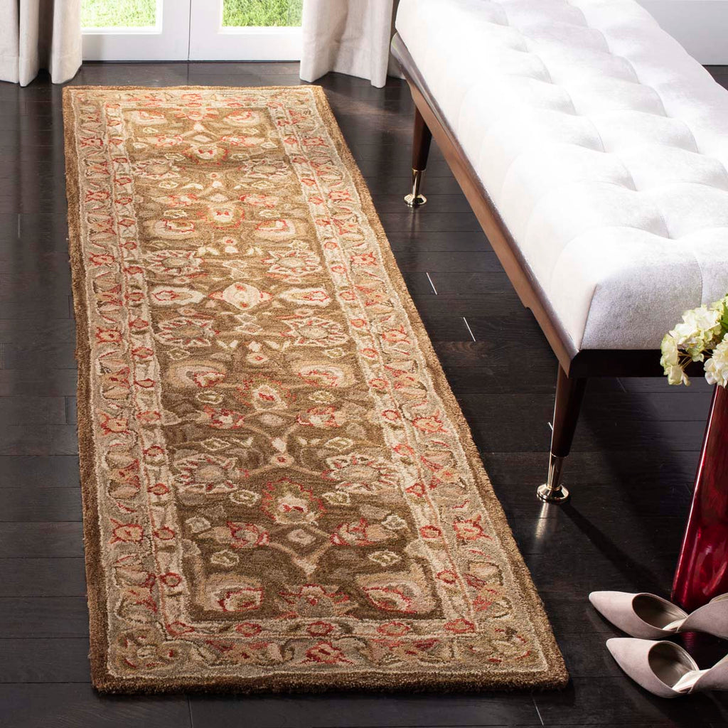 Safavieh Anatolia Rug Collection AN512F - Brown / Green