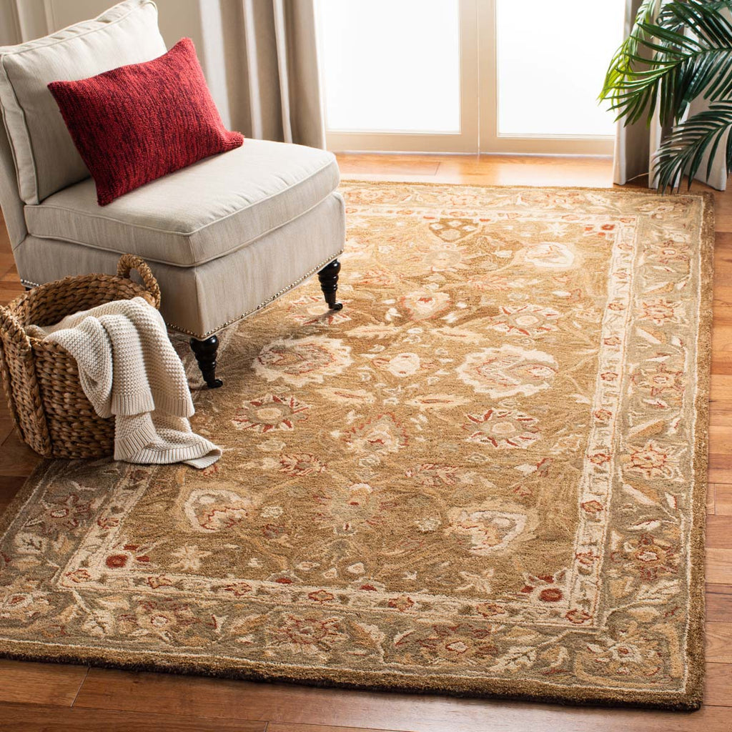 Safavieh Anatolia Rug Collection AN512F - Brown / Green