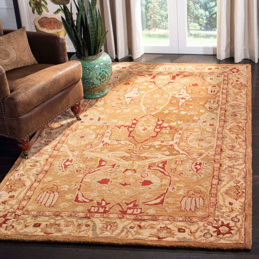 Safavieh Anatolia Rug Collection AN515A - Straw / Ivory