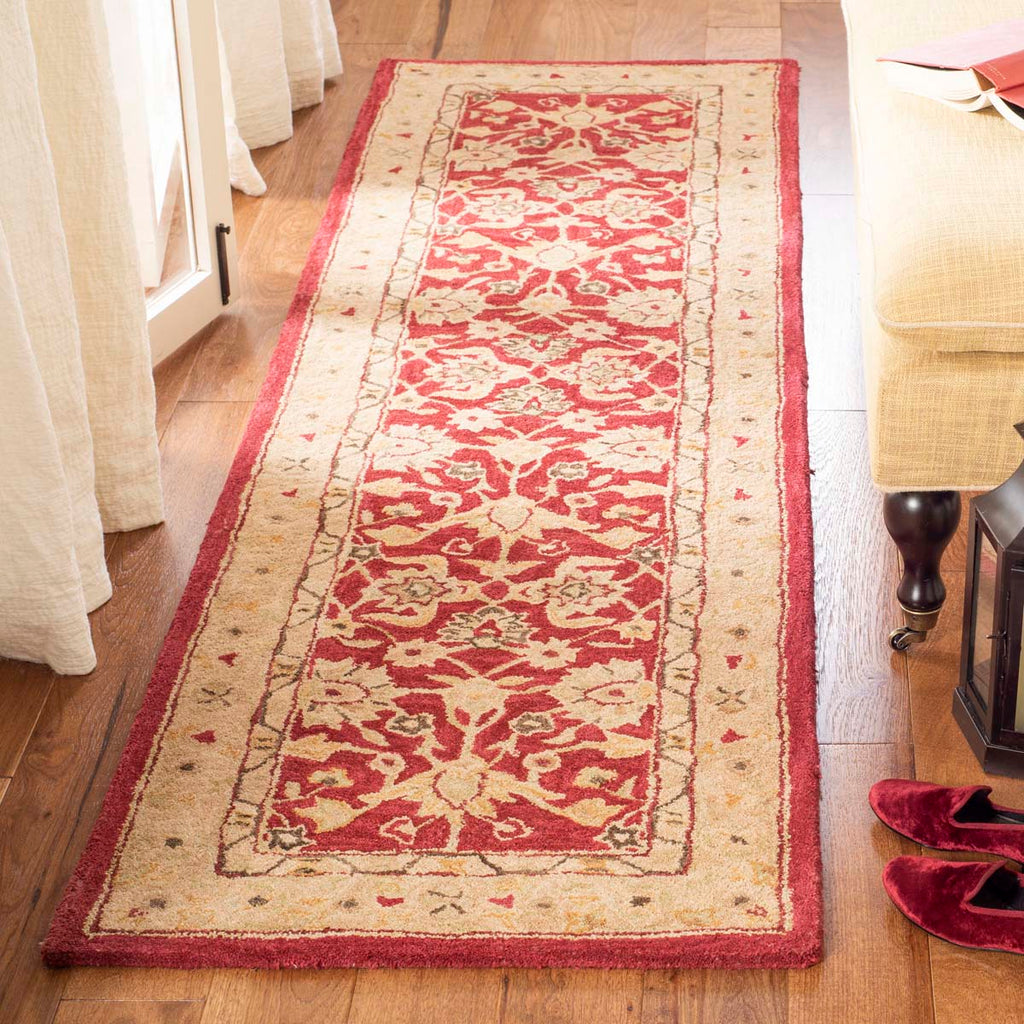 Safavieh Anatolia Rug Collection AN522A - Red / Ivory