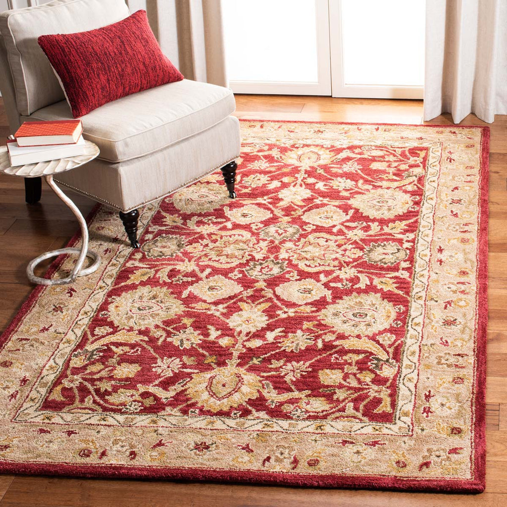 Safavieh Anatolia Rug Collection AN522A - Red / Ivory