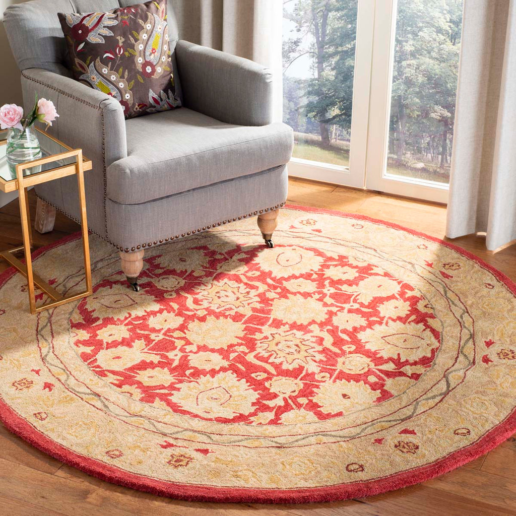 Safavieh Anatolia Rug Collection AN522A - Red / Ivory