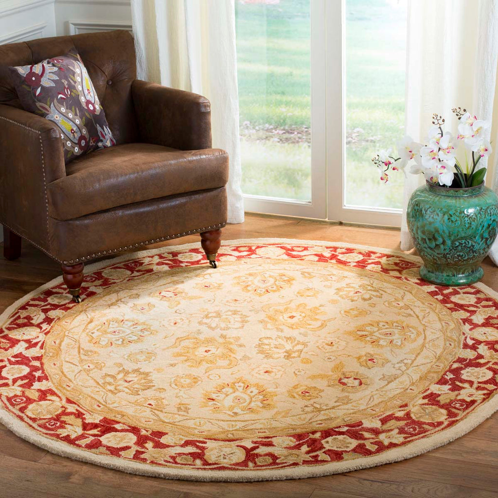 Safavieh Anatolia Rug Collection AN522C - Ivory / Red