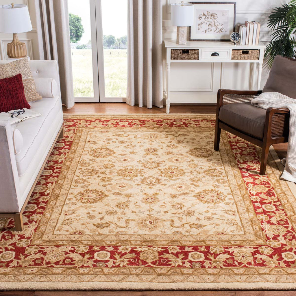 Safavieh Anatolia Rug Collection AN522C - Ivory / Red