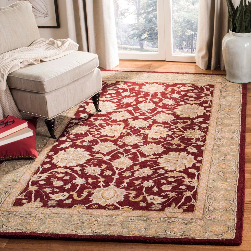 Safavieh Anatolia Rug Collection AN522D - Red / Moss